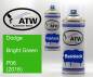Preview: Dodge, Bright Green, P06 (2016): 400ml Sprühdose + 400ml Klarlack - Set, von ATW Autoteile West.